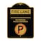 Signmission Fire Lane No Parking Police Enforced W/ No Parking Heavy-Gauge Alum Sign, 18" x 24", BG-1824-24005 A-DES-BG-1824-24005 - alternate 1